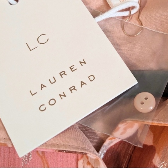 Laura Conrad Front Button Ruffle Mini Dress - Picture 4 of 6